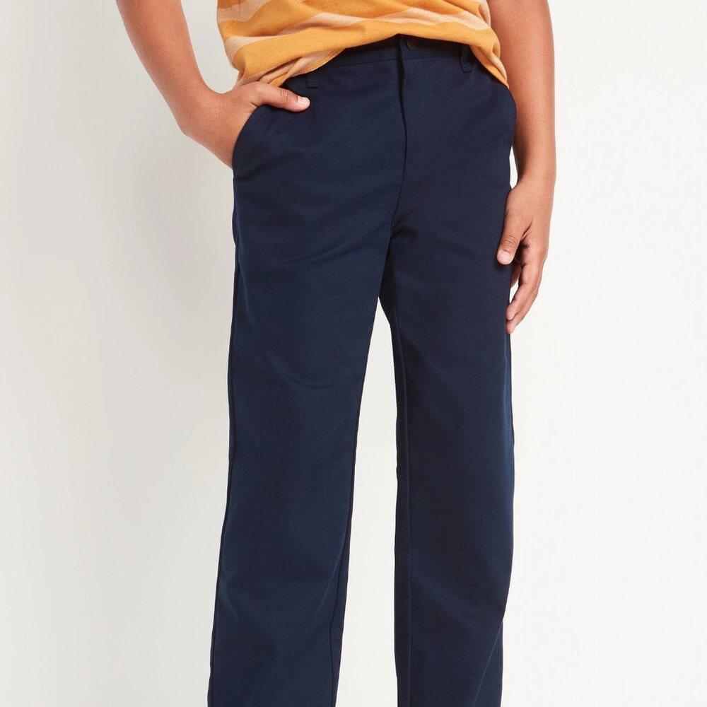 Uniform Straight Leg Pants for Boys 2-Pack Size 10 Plus